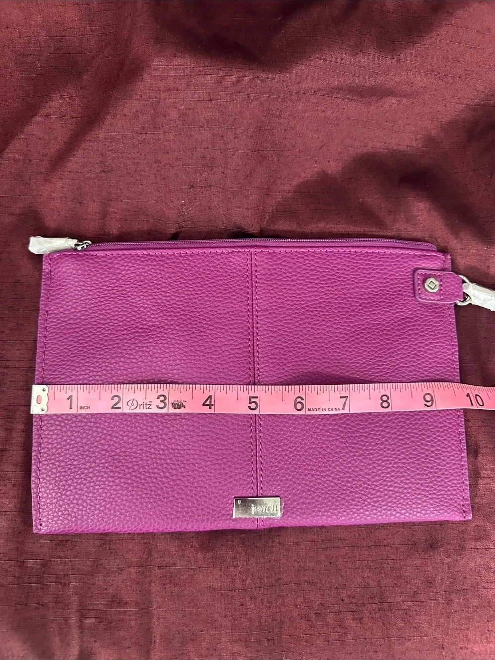 Vibrant Pink Jewell Wristlet Clutch 🩷✨